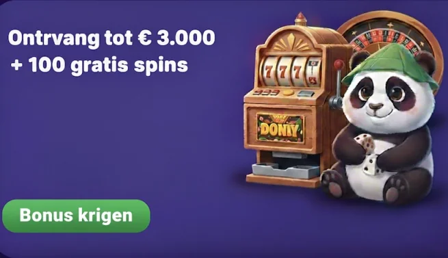 Spin Panda Casino inloggen bonus